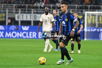 2023-10-29 - Lautaro Martinez of FC Inter the Italian Serie A football match between Inter FC Internazionale and AS Roma on 29 of October 2023 at Giuseppe Meazza San Siro Siro stadium in Milan, Italy. Photo Tiziano Ballabio - INTER - FC INTERNAZIONALE VS AS ROMA - ITALIAN SERIE A - SOCCER