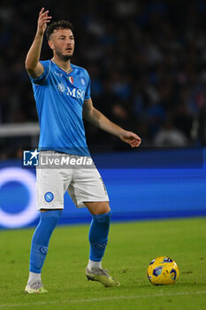2023-10-29 - Amir Rrahmano of SSC Napoli in action the Serie A match between SSC Napoli vs AC Milan at Diego Armando Maradona Stadium - SSC NAPOLI VS AC MILAN - ITALIAN SERIE A - SOCCER
