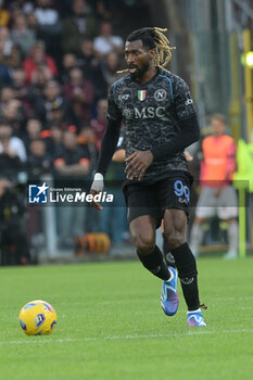 2023-11-04 - Zambo Anguissa of SSC Napoli in action during Serie A between US Salernitana 1919 vs SSC Napoli at Arechi Stadium - US SALERNITANA VS SSC NAPOLI - ITALIAN SERIE A - SOCCER