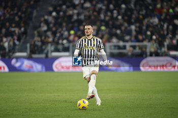 2023-11-26 - Filip Kostic of Juventus during the Italian Serie A, football match between Juventus Fc and Fc Inter, on 26 November 2023 at Allianz Stadium, Turin, Italy. Photo Nderim Kaceli - JUVENTUS FC VS INTER - FC INTERNAZIONALE - ITALIAN SERIE A - SOCCER