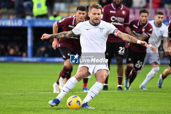 2023-11-25 - Ciro Immobile of SS Lazio scores goal 0-1 during the Serie A match between during Serie A between US Salernitana 1919 vs SS Lazio at Arechi Stadium - US SALERNITANA VS SS LAZIO - ITALIAN SERIE A - SOCCER