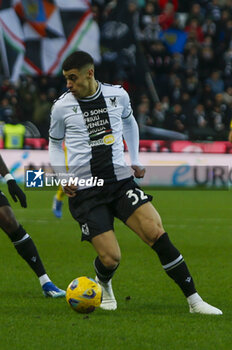 2023-12-03 - Martin Payero of Udinese FC play the ball during Udinese Calcio vs Hellas Verona FC, 14° Serie A Tim 2023-24 game at Bluenergy Stadium - Stadio Friuli in Udine (UD), Italy, on Dicember 03, 2023. - UDINESE CALCIO VS HELLAS VERONA FC - ITALIAN SERIE A - SOCCER