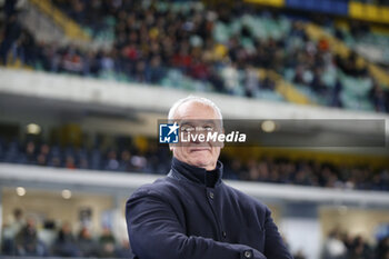 2023-12-23 - Claudio Ranieri Head Coach of Cagliari Calcio during Hellas Verona FC  vs Cagliari Calcio, 17° Serie A Tim 2023-24 game at Marcantonio Bentegodi Stadium in Verona (VR), Italy, on Dicember 23, 2023. - HELLAS VERONA FC VS CAGLIARI CALCIO - ITALIAN SERIE A - SOCCER