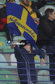 2023-12-23 - Hellas Veorna fans show their support during Hellas Verona FC  vs Cagliari Calcio, 17° Serie A Tim 2023-24 game at Marcantonio Bentegodi Stadium in Verona (VR), Italy, on Dicember 23, 2023. - HELLAS VERONA FC VS CAGLIARI CALCIO - ITALIAN SERIE A - SOCCER