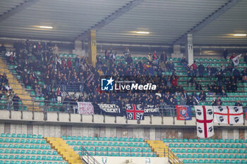 2023-12-23 - Cagliari fans show their support during Hellas Verona FC  vs Cagliari Calcio, 17° Serie A Tim 2023-24 game at Marcantonio Bentegodi Stadium in Verona (VR), Italy, on Dicember 23, 2023. - HELLAS VERONA FC VS CAGLIARI CALCIO - ITALIAN SERIE A - SOCCER