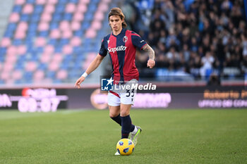 2023-12-23 - Riccardo Calafiori (Bologna FC) in action - BOLOGNA FC VS ATALANTA BC - ITALIAN SERIE A - SOCCER
