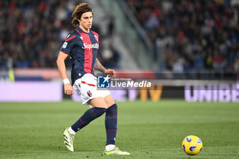 2023-12-23 - Riccardo Calafiori (Bologna Fc) in action - BOLOGNA FC VS ATALANTA BC - ITALIAN SERIE A - SOCCER