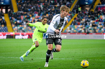 2023-12-17 - Udinese's Thomas Kristensen in action - UDINESE CALCIO VS US SASSUOLO - ITALIAN SERIE A - SOCCER