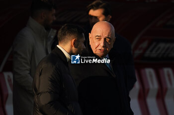 2023-12-10 - Adriano Galliani (CEO AC Monza) during the Italian championship Serie A football match between AC Monza and Genoa CFC on December 10, 2023 at U-Power stadium in Monza, Italy - FOOTBALL - ITALIAN CHAMP - MONZA V GENOA - ITALIAN SERIE A - SOCCER