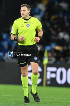 2023-12-16 - Matteo Marcenaro the referee during Serie A between SSC Napoli vs Cagliari Calcio at Diego Armando Maradona Stadium - SSC NAPOLI VS CAGLIARI CALCIO - ITALIAN SERIE A - SOCCER