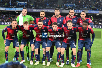 2023-12-16 - the formation of Cagliari during Serie A between SSC Napoli vs Cagliari Calcio at Diego Armando Maradona Stadium - SSC NAPOLI VS CAGLIARI CALCIO - ITALIAN SERIE A - SOCCER