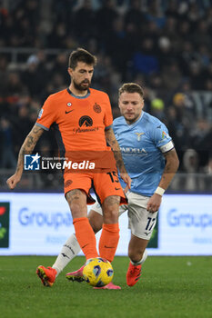 2023-12-17 - during the 16th day of the Serie A Championship between S.S. Lazio - F.C. Inter, 17 December 2023 at the Olympic Stadium in Rome. - SS LAZIO VS INTER - FC INTERNAZIONALE - ITALIAN SERIE A - SOCCER