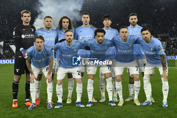 2023-12-17 - S.S. Lazio line up for a team photograph during the 16th day of the Serie A Championship between S.S. Lazio - F.C. Inter, 17 December 2023 at the Olympic Stadium in Rome. - SS LAZIO VS INTER - FC INTERNAZIONALE - ITALIAN SERIE A - SOCCER