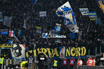 2023-12-17 - Supporters of F.C. Internazionale Milano during the 16th day of the Serie A Championship between S.S. Lazio - F.C. Inter, 17 December 2023 at the Olympic Stadium in Rome. - SS LAZIO VS INTER - FC INTERNAZIONALE - ITALIAN SERIE A - SOCCER