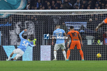 2023-12-17 - Marcus Thuram of Internazionale scores 0-2 goal during the Italian championship Serie A football match between SS Lazio and FC Internazionale on December 17, 2023 at Stadio Olimpico in Rome, Italy - FOOTBALL - ITALIAN CHAMP - LAZIO V INTERNAZIONALE - ITALIAN SERIE A - SOCCER