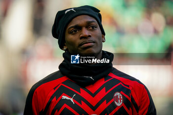 2023-12-17 - Rafael Leao during the Italian championship Serie A football match between AC Milan and AC Monza on December 17, 2023 at San Siro stadium in Milan, Italy - FOOTBALL - ITALIAN CHAMP - MILAN V MONZA - ITALIAN SERIE A - SOCCER