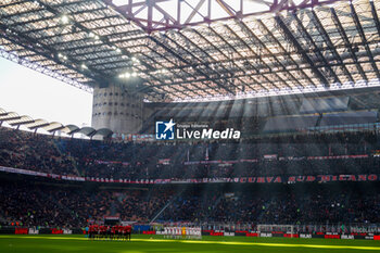 2023-12-17 - Atmosphere in San Siro Stadium during the Italian championship Serie A football match between AC Milan and AC Monza on December 17, 2023 at San Siro stadium in Milan, Italy - FOOTBALL - ITALIAN CHAMP - MILAN V MONZA - ITALIAN SERIE A - SOCCER