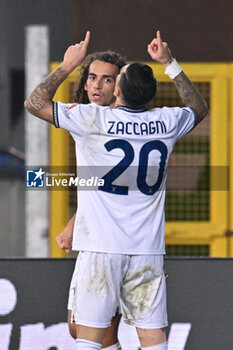 2023-12-22 - SS lazio's midfielder Mattia Zaccagni celebrates after scoring a goal - EMPOLI FC VS SS LAZIO - ITALIAN SERIE A - SOCCER
