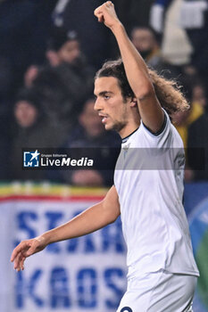 2023-12-22 - SS lazio's midfielder Matteo Elias Kenzo Guendouzi Olie celebrates after a goal - EMPOLI FC VS SS LAZIO - ITALIAN SERIE A - SOCCER
