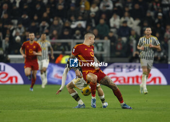 2023-12-30 - Mancini of As Roma during the Italian Serie A, football match between Juventus Fc and As Roma on 30 December 2023 at Allianz Stadium, Turin, Italy. Photo Nderim Kaceli - JUVENTUS FC VS AS ROMA - ITALIAN SERIE A - SOCCER