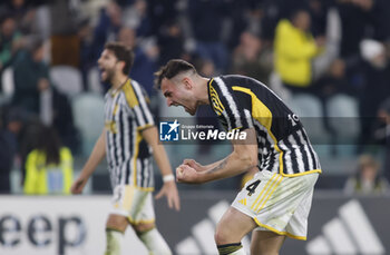 2023-12-30 - Federico Gatti of Juventus during the Italian Serie A, football match between Juventus Fc and As Roma on 30 December 2023 at Allianz Stadium, Turin, Italy. Photo Nderim Kaceli - JUVENTUS FC VS AS ROMA - ITALIAN SERIE A - SOCCER