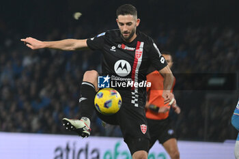 2023-12-29 - Roberto Gagliardini of AC Monza in action during Serie A between SSC Napoli vs AC Monza at Diego Armando Maradona Stadium - SSC NAPOLI VS AC MONZA - ITALIAN SERIE A - SOCCER