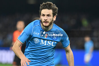 2023-12-29 - Khvicha Kvaratskhelia of SSC Napoli during Serie A between SSC Napoli vs AC Monza at Diego Armando Maradona Stadium - SSC NAPOLI VS AC MONZA - ITALIAN SERIE A - SOCCER