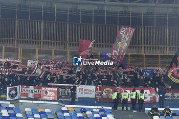 2023-12-29 - Supporters of AC Monza during the Serie A match between SSC Napoli vs AC Monza at Diego Armando Maradona Stadium - SSC NAPOLI VS AC MONZA - ITALIAN SERIE A - SOCCER