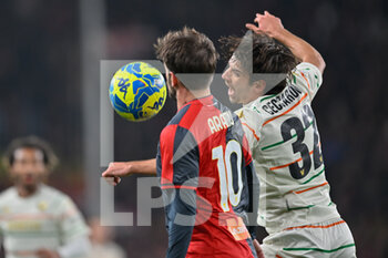 2023-01-16 - Mattia Aramu (Genoa) - Pietro Ceccaroni (Venezia) - GENOA CFC VS VENEZIA FC - ITALIAN SERIE B - SOCCER
