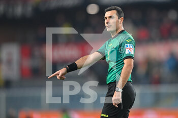 2023-01-16 - The Referee of the match Gianpiero Miele to Nola - GENOA CFC VS VENEZIA FC - ITALIAN SERIE B - SOCCER