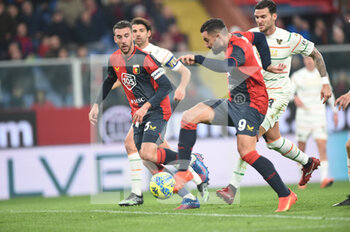 2023-01-16 - Massimo Coda (Genoa) goal 1-0 - GENOA CFC VS VENEZIA FC - ITALIAN SERIE B - SOCCER