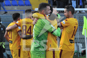 2023-01-14 - Players of Cittadella celebrate at the end of the match - AC PISA VS AS CITTADELLA - ITALIAN SERIE B - SOCCER