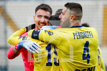 2023-01-21 - Riccardo Gagno (Modena) celebrates after scoring the gol of 2-0 - MODENA FC VS COSENZA CALCIO - ITALIAN SERIE B - SOCCER