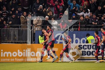 27/01/2023 - Giorgio Altare of Cagliari Calcio, Esultanza, Joy After scoring goal, - CAGLIARI CALCIO VS SPAL - SERIE B - CALCIO
