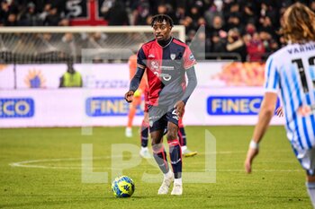 2023-01-27 - Antoine Makoumbou of Cagliari Calcio - CAGLIARI CALCIO VS SPAL - ITALIAN SERIE B - SOCCER