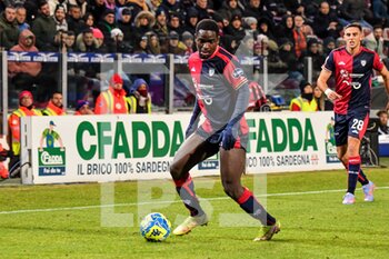 2023-01-27 - Zito Andre Sebastiao Luvumbo of Cagliari Calcio - CAGLIARI CALCIO VS SPAL - ITALIAN SERIE B - SOCCER