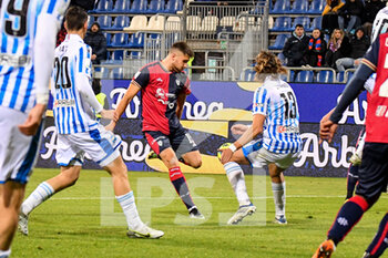2023-01-27 - Giorgio Altare of Cagliari Calcio, Goal - CAGLIARI CALCIO VS SPAL - ITALIAN SERIE B - SOCCER
