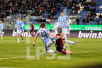 2023-01-27 - Gianluca Lapadula of Cagliari Calcio, Goal - CAGLIARI CALCIO VS SPAL - ITALIAN SERIE B - SOCCER