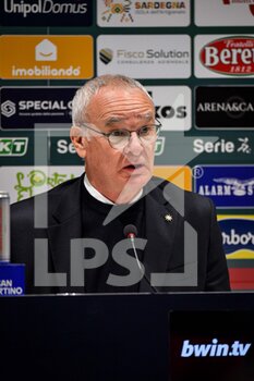 2023-01-27 - Claudio Ranieri Mister of Cagliari Calcio Conferenza Stampa - CAGLIARI CALCIO VS SPAL - ITALIAN SERIE B - SOCCER