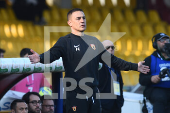 2023-02-04 - Fabio Cannavaro coach af Benevento Calcio gesticulates during the Serie B match between Benevento Calcio v Venezia FC at Stadio Ciro Vigorito  - BENEVENTO CALCIO VS VENEZIA FC - ITALIAN SERIE B - SOCCER
