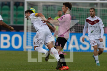 2023-02-05 - Crisetig Lorenzo Reggina head shot - PALERMO FC VS REGGINA 1914 - ITALIAN SERIE B - SOCCER