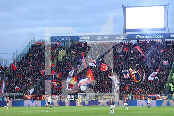 2023-02-05 - Fans of Genoa Cricket and Football Club during the Serie B match between Parma Calcio 1913 and Genoa Cricket and Football Club at Stadio Ennio Tardini on February 5, 2023 in Parma, Italy. - PARMA CALCIO VS GENOA CFC - ITALIAN SERIE B - SOCCER
