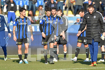 2023-02-04 - Players of Pisa disappointment at the end of the match - AC PISA VS FC SUDTIROL - ITALIAN SERIE B - SOCCER