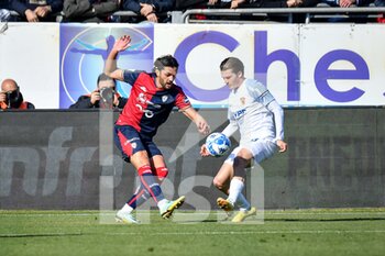 2023-02-11 - Alberto Dossena of Cagliari Calcio - CAGLIARI CALCIO VS BENEVENTO CALCIO - ITALIAN SERIE B - SOCCER