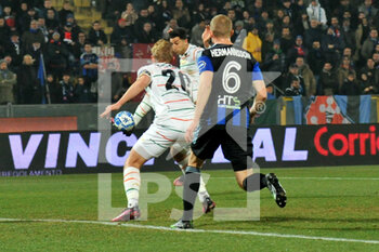 2023-02-17 - Antonio  Candela (Venezia) scores the goal of 0-1 - AC PISA VS VENEZIA FC - ITALIAN SERIE B - SOCCER