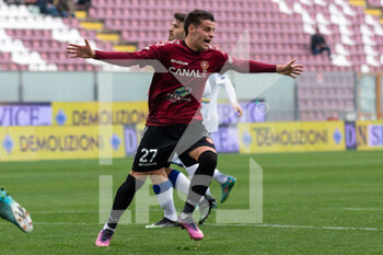 2023-02-25 - Pierozzi Niccolò Reggina celebrates a gol 1-0 - REGGINA 1914 VS MODENA FC - ITALIAN SERIE B - SOCCER