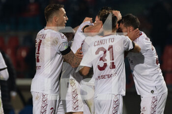 2023-02-28 - Gori Gabriele Reggina celebrates a gol 1-0 - COSENZA CALCIO VS REGGINA 1914 - ITALIAN SERIE B - SOCCER