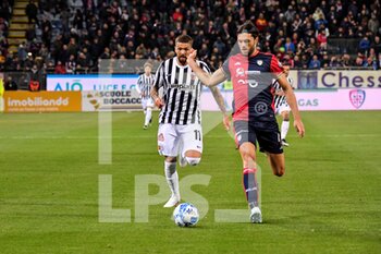 2023-03-10 - Francesco Forte of Ascoli Calcio, Alberto Dossena of Cagliari Calcio - CAGLIARI CALCIO VS ASCOLI CALCIO - ITALIAN SERIE B - SOCCER