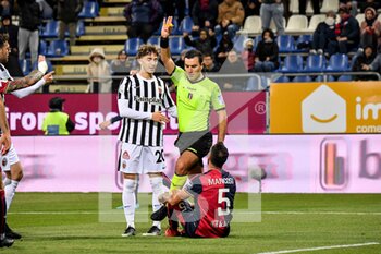 2023-03-10 - Gianpiero Miele, Arbitro, Referee, Marco Mancosu of Cagliari Calcio - CAGLIARI CALCIO VS ASCOLI CALCIO - ITALIAN SERIE B - SOCCER