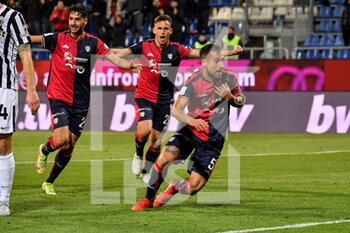 2023-03-10 - Marco Mancosu of Cagliari Calcio, Esultanza, Joy After scoring goal, - CAGLIARI CALCIO VS ASCOLI CALCIO - ITALIAN SERIE B - SOCCER